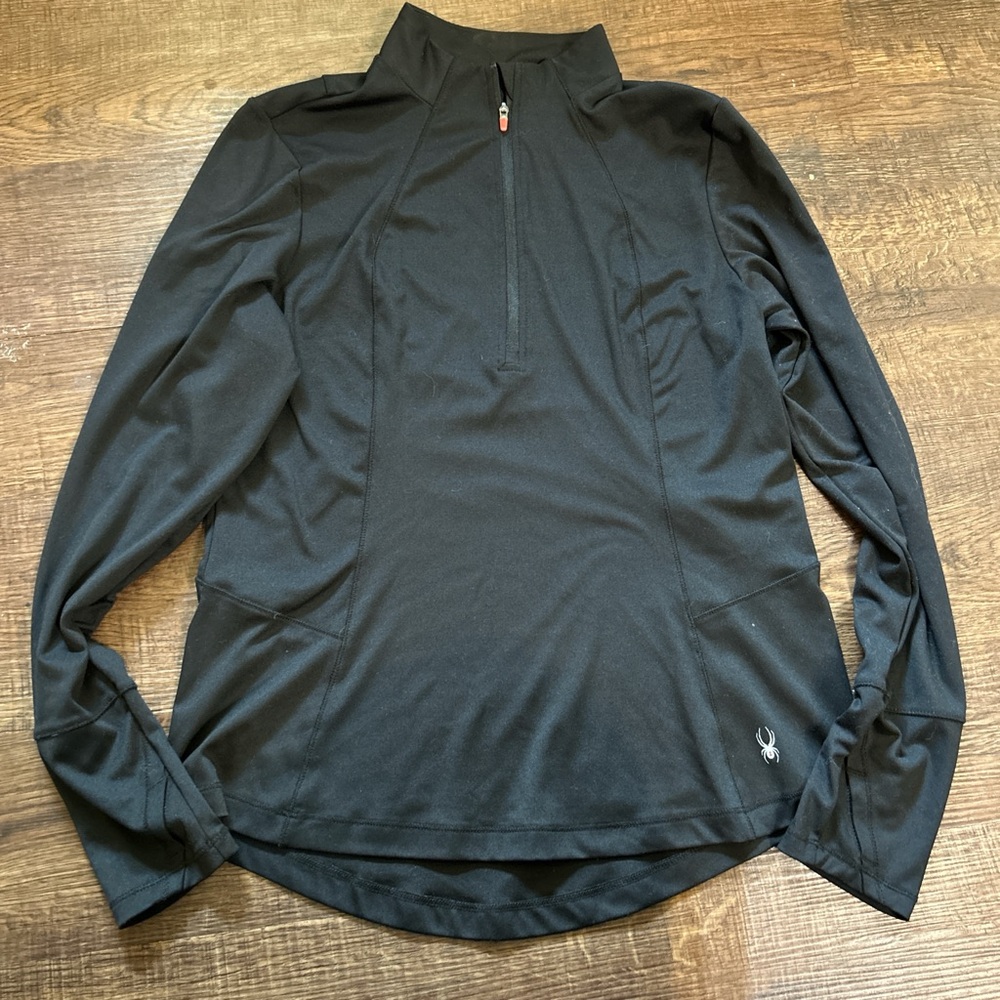 Spyder Black Activewear Top
